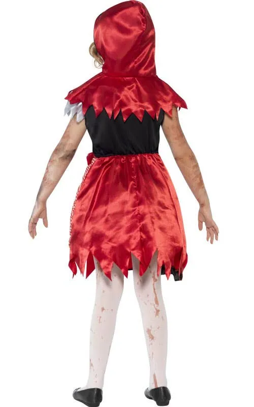Horrid Miss Hood Girls Zombie Costume