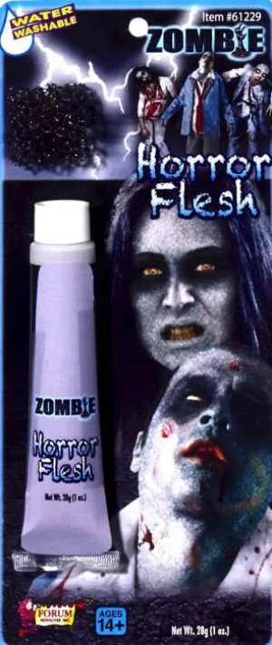 Horror Flesh Grey Zombie Costume Makeup