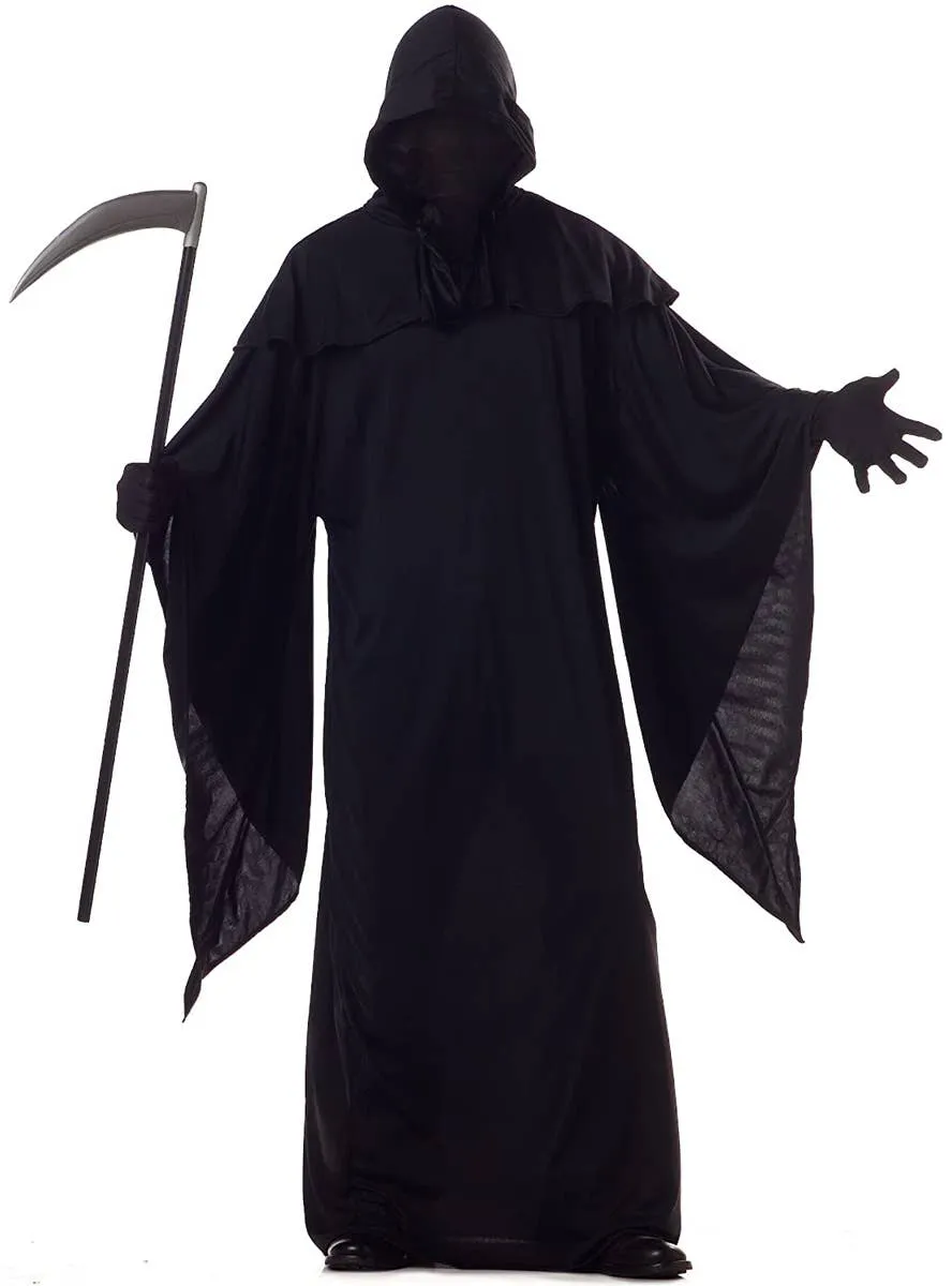 Horror Robe Grim Reaper Mens Halloween Costume