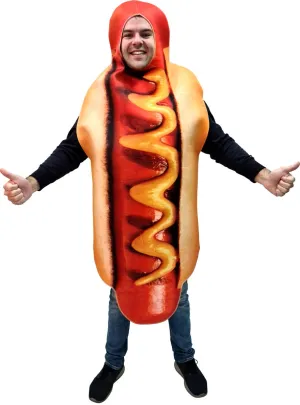 Hot Dog Adults Funny Fancy Dress Costume