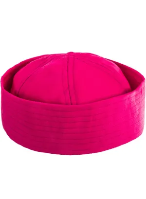 Hot Pink Adults Sailor Gob Costume Hat