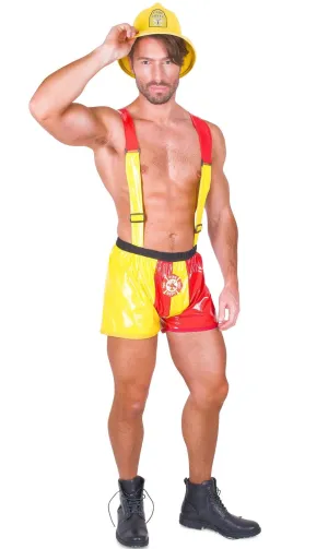 Hot Stuff Mens Sexy Firefighter Dress Up Costume
