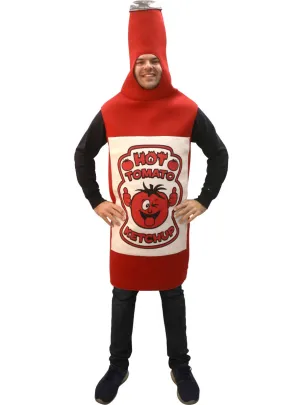 Hot Tomato Ketchup Bottle Adults Costume