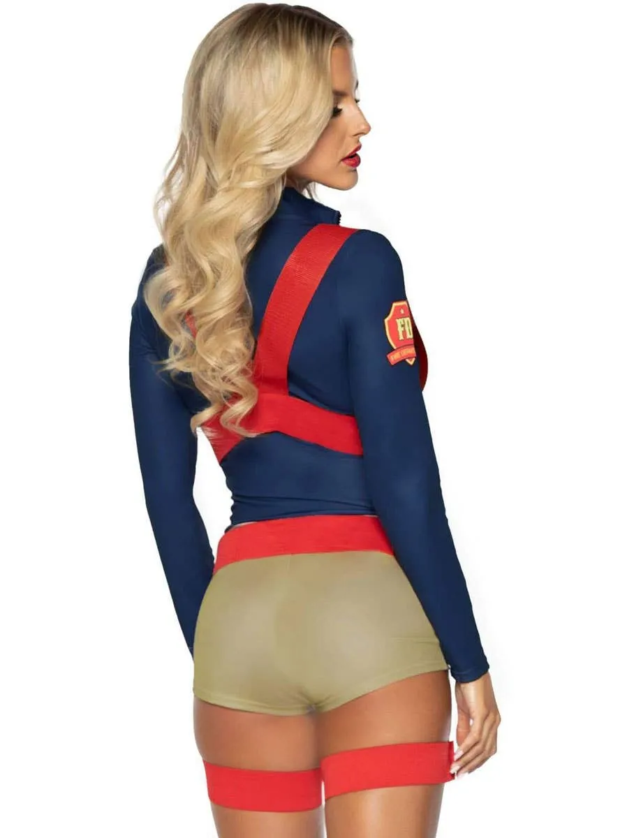 Hot Zone Honey Womens Sexy Fire Fighter Costume
