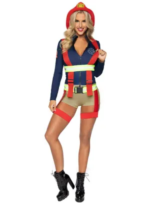 Hot Zone Honey Womens Sexy Fire Fighter Costume