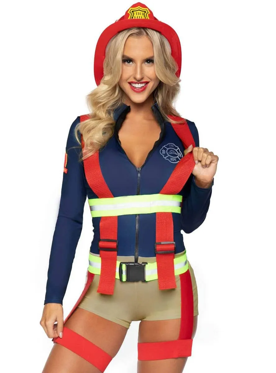 Hot Zone Honey Womens Sexy Fire Fighter Costume