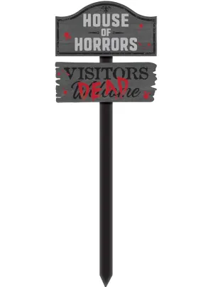 House of Horrors Yard Stake Halloween Decoration