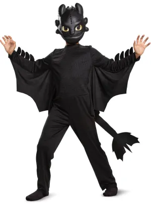 How To Train Your Dragon Boys Classic Toothless Costume