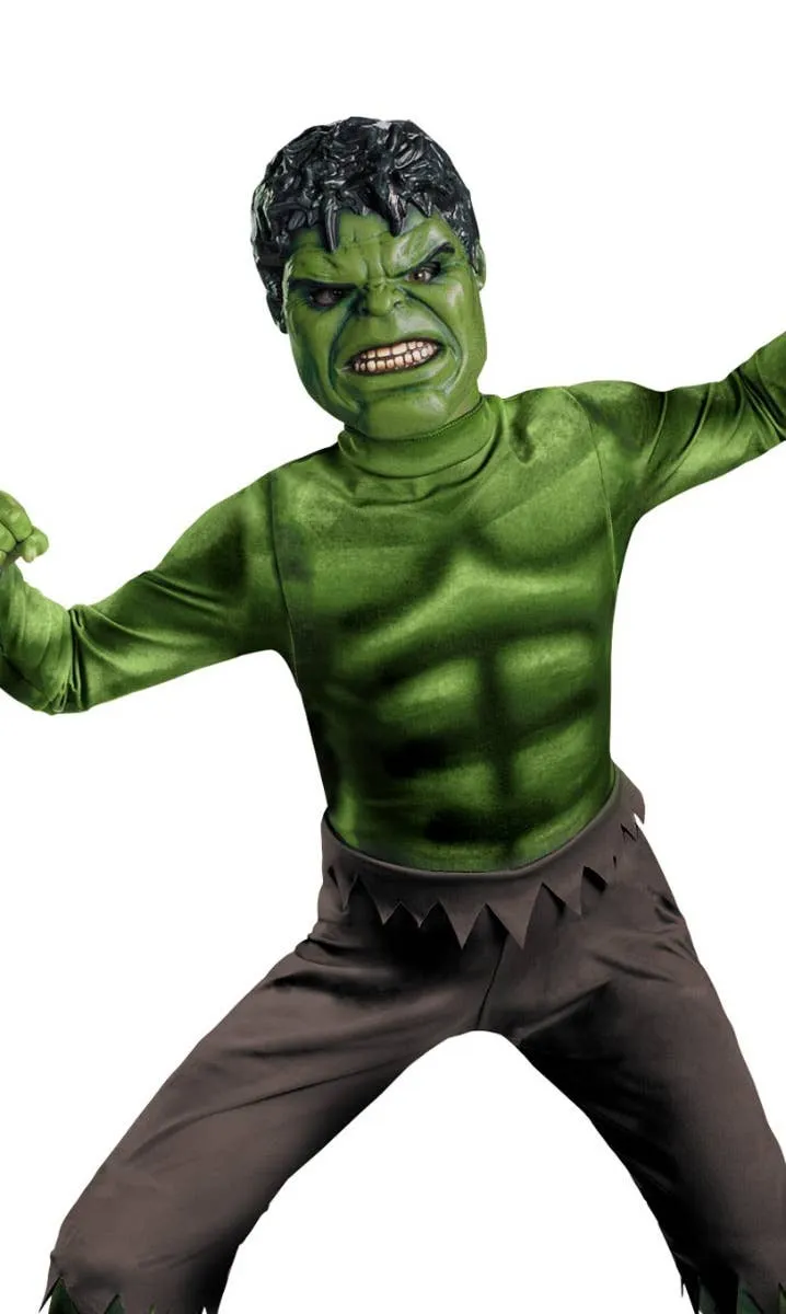 Hulk Marvel Avengers Boys Fancy Dress Costume