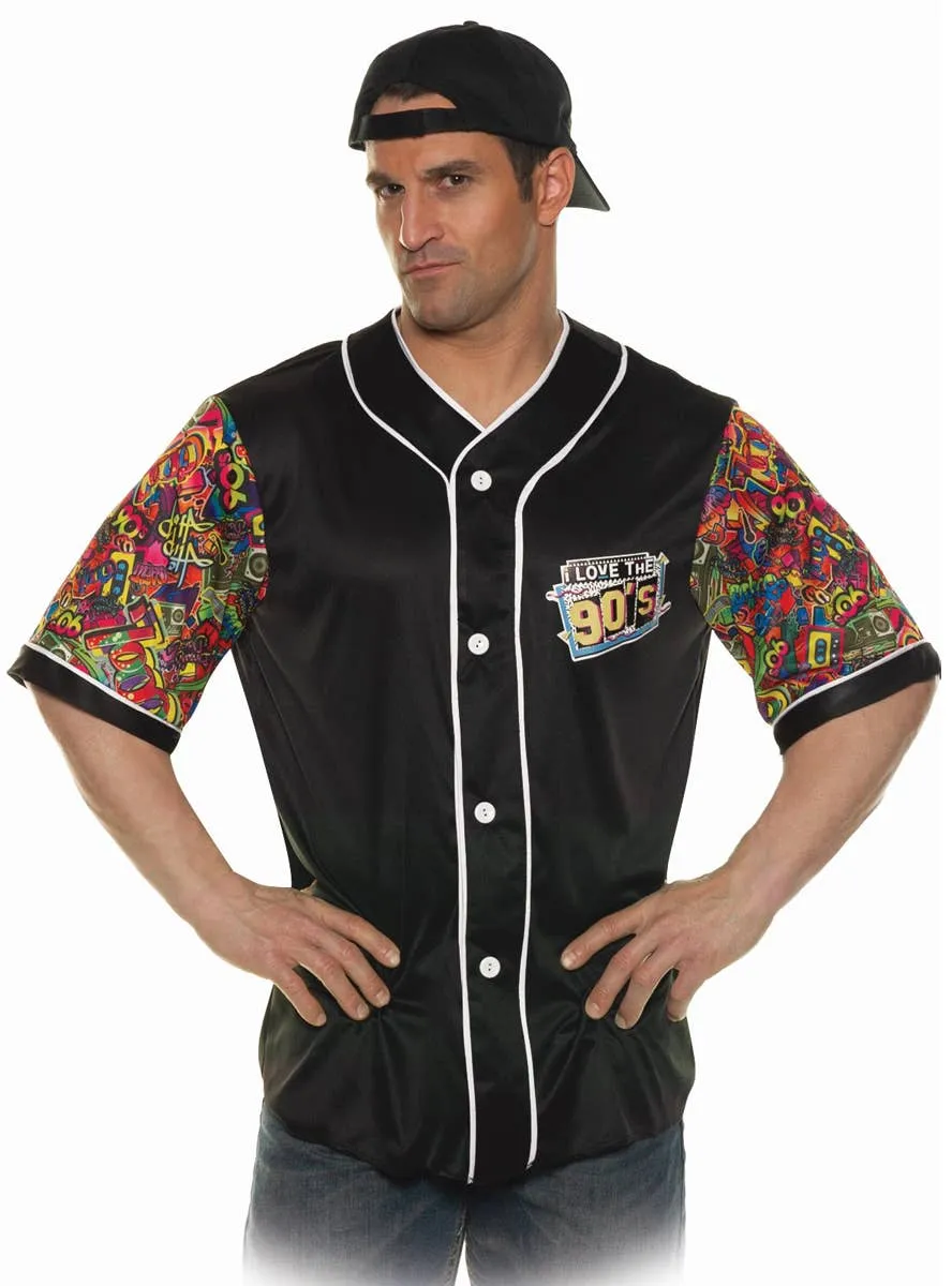 I Love The 90s Mens Button Down Costume Shirt