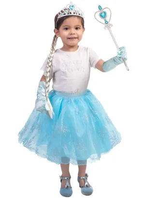 Ice Princess Girls 4 Piece Costume Accessory Set