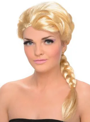 Ice Princess Womens Blonde Frozen Costume Wig