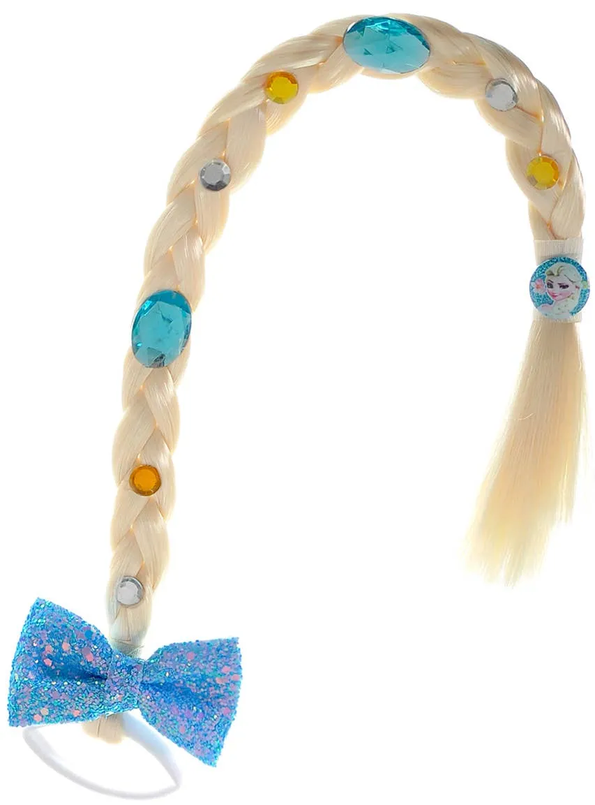 Ice Queen Girls Blonde Braid Costume Accessory