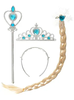 Ice Queen Girls Costume Accessory Set