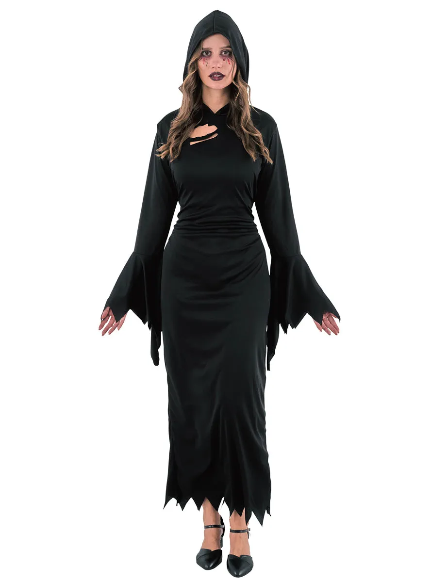 Immortal Mistress Womens Black Halloween Costume