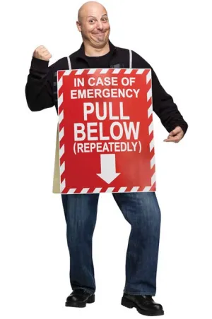 In Case Of Emergency Novelty Costume