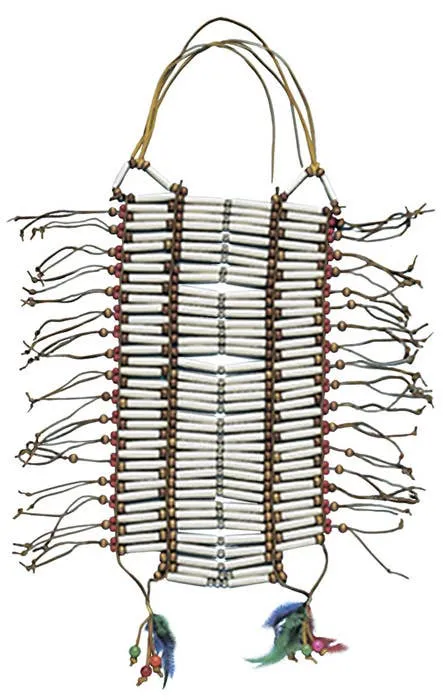 Indian Chief Mens Deluxe Beaded Breast Plate