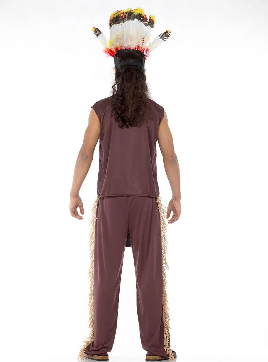 Indian Chief Mens Village People Costume