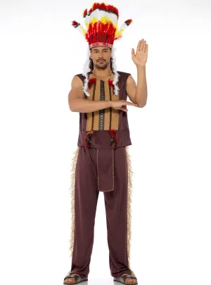 Indian Chief Mens Village People Costume