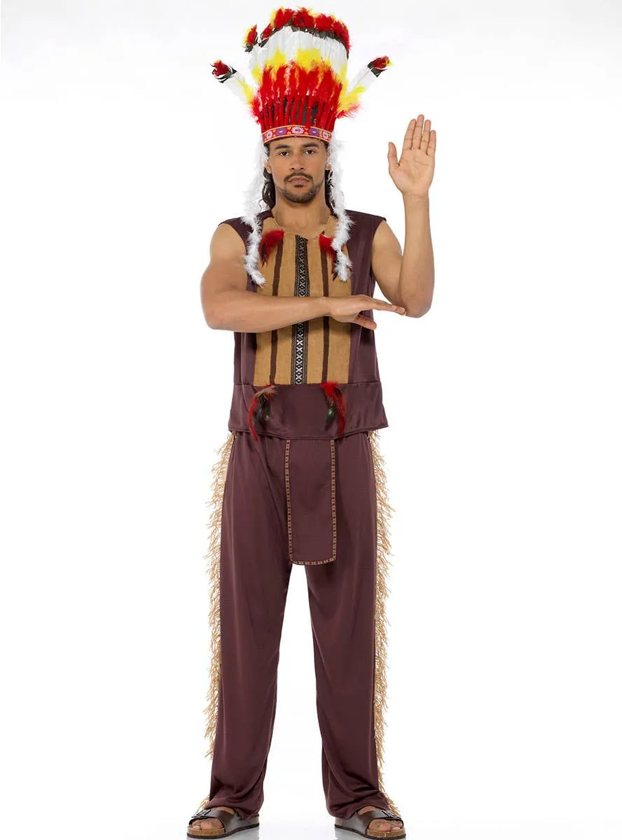 Indian Chief Mens Village People Costume