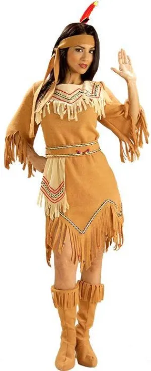 Indigenous Native American Maiden Womens Costume