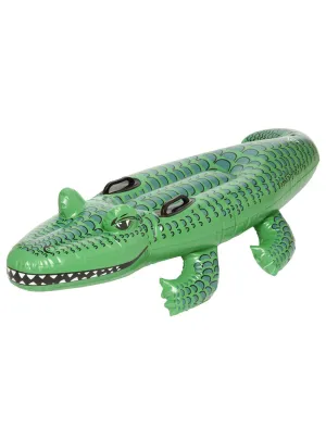 Inflatable 140cm Green Crocodile Costume Prop