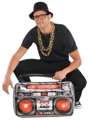 Inflatable 60cm 1980s Boom Box Costume Accessory