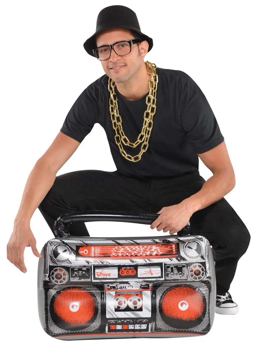 Inflatable 60cm 1980s Boom Box Costume Accessory