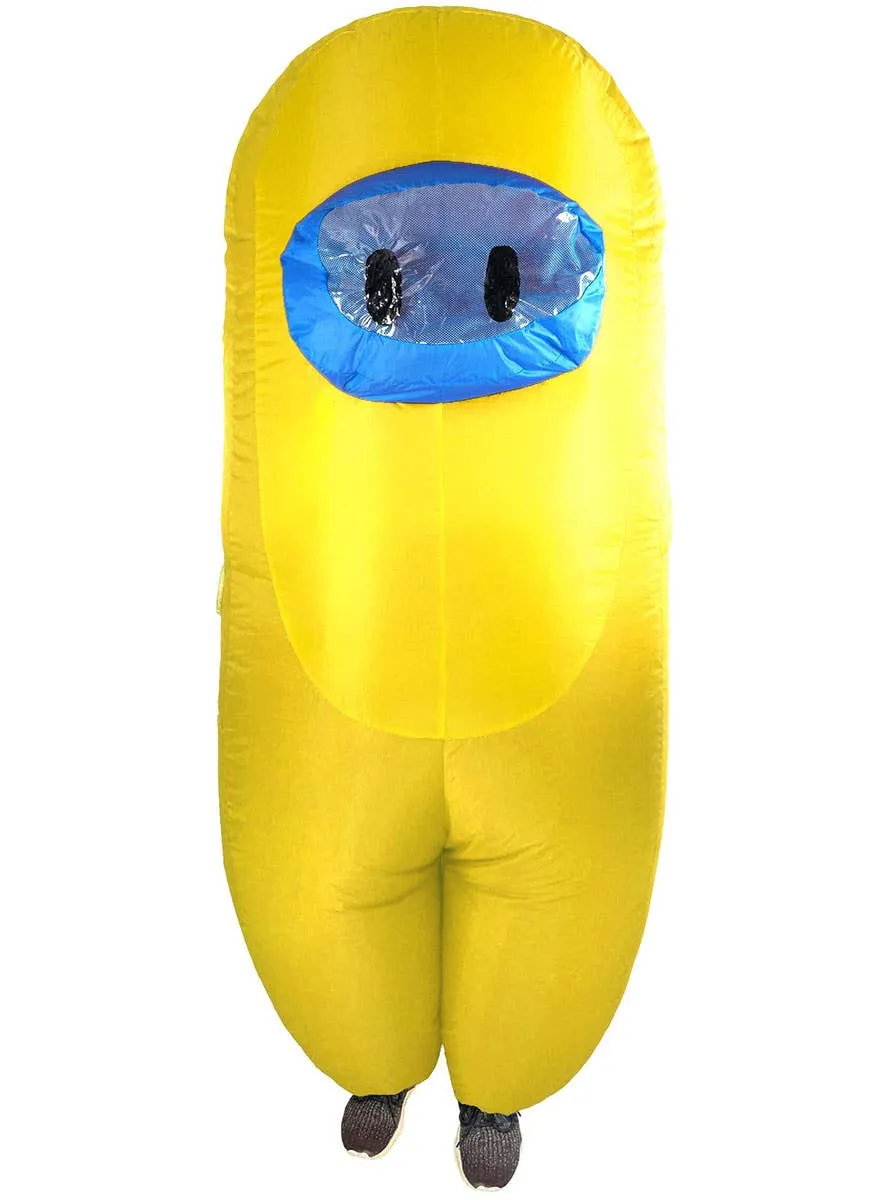 Inflatable Adults Yellow SUS Crewmate Killer Costume