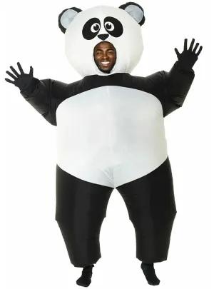 Inflatable Black and White Panda Adults Costume