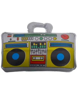 Inflatable Boom Box Radio 80s & 90s Costume Accessory