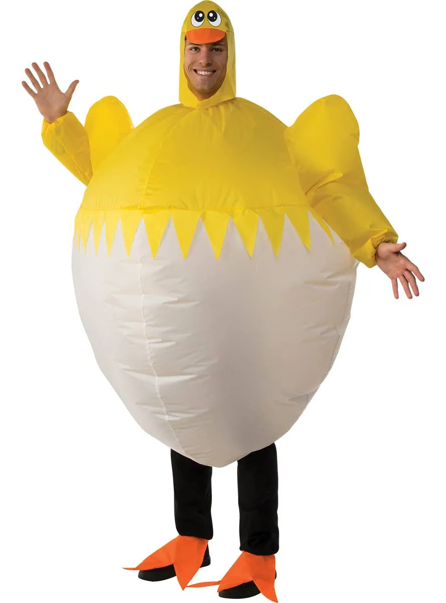 Inflatable Chick Adults Novelty Chicken Egg Costume