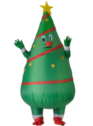 Inflatable Green Christmas Tree Adults Costume