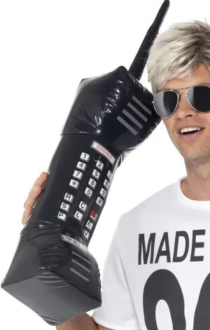 Inflatable Retro Mobile Phone Costume Accessory