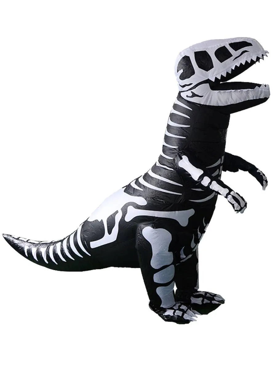 Inflatable Skeleton T-Rex Dinosaur Adults Costume