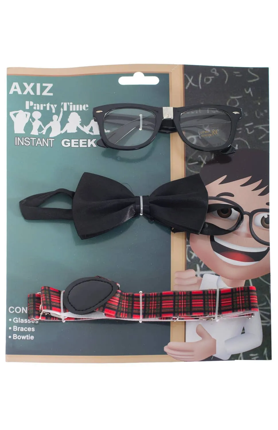 Instant Adults Geek Costume Accessory Set