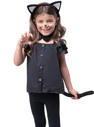 Instant Dress Up Cat Girls Costume Set