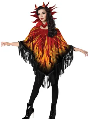 Instant Flaming Devil Halloween Costume Set