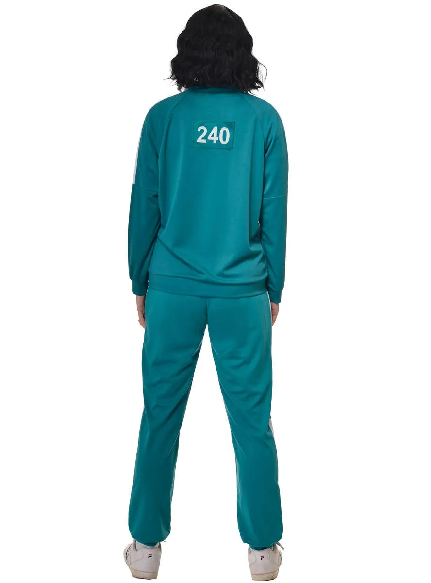 Interchangeable 001 or 240 Adults Squid Play Tracksuit Costume