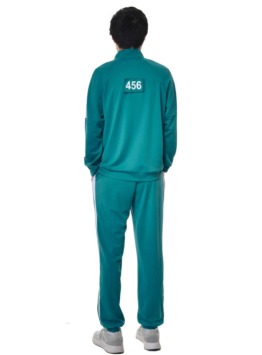 Interchangeable Squid Play 456 or 067 Adults Tracksuit Costume