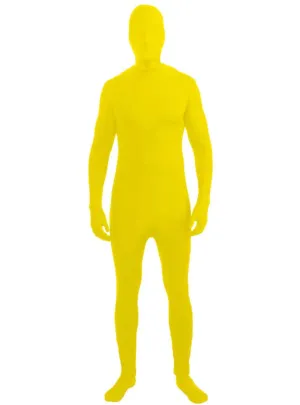 Invisible Man Adults Yellow Second Skin Costume