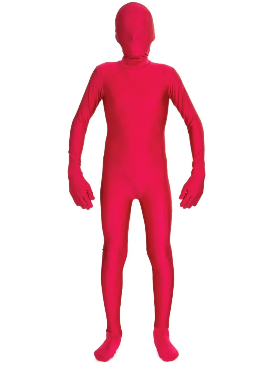 Invisible Man Boys Red Skin Suit Costume