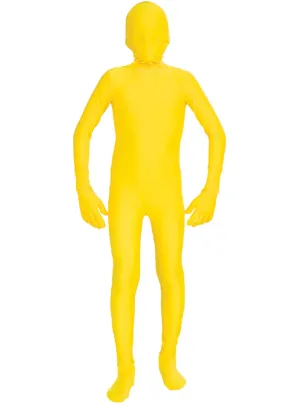 Invisible Man Boys Yellow Skin Suit Costume