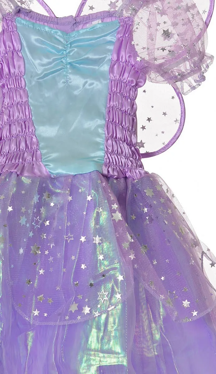 Iridescent Purple Fairy Princess Girls Book Week Costume