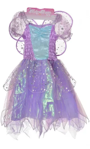 Iridescent Purple Fairy Princess Girls Book Week Costume