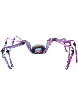 Iridescent Purple Large Spider Halloween Decoration