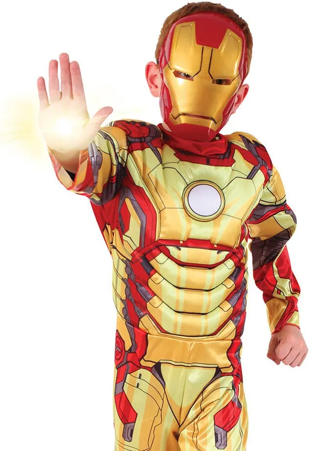 Iron Man 3 Boys Muscle Chest Costume