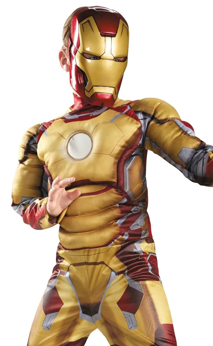 Iron Man 3 Boys Superhero Fancy Dress Costume