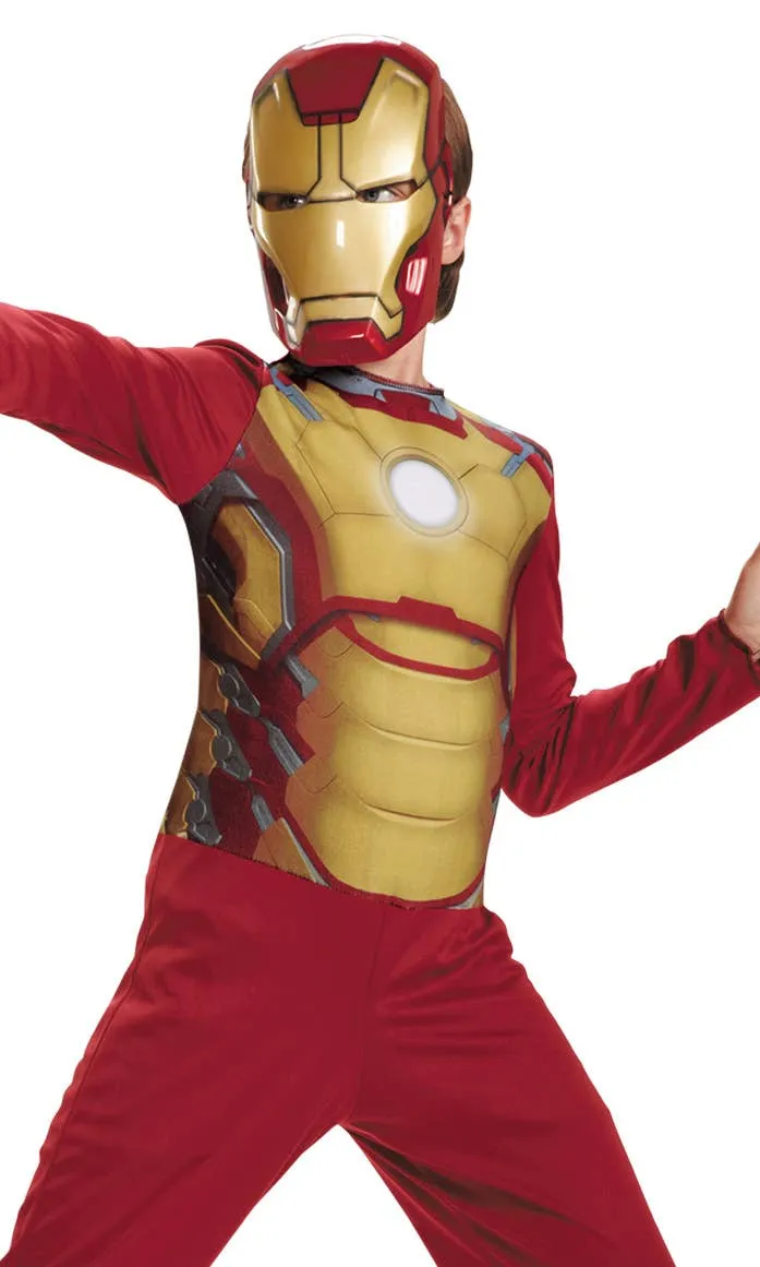 Iron Man Mark 42 Boys Fancy Dress Costume