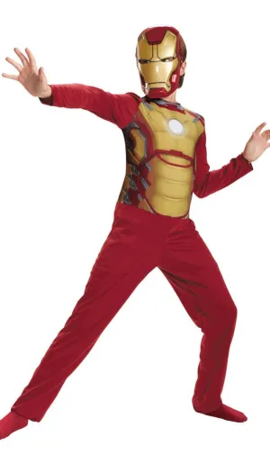 Iron Man Mark 42 Boys Fancy Dress Costume